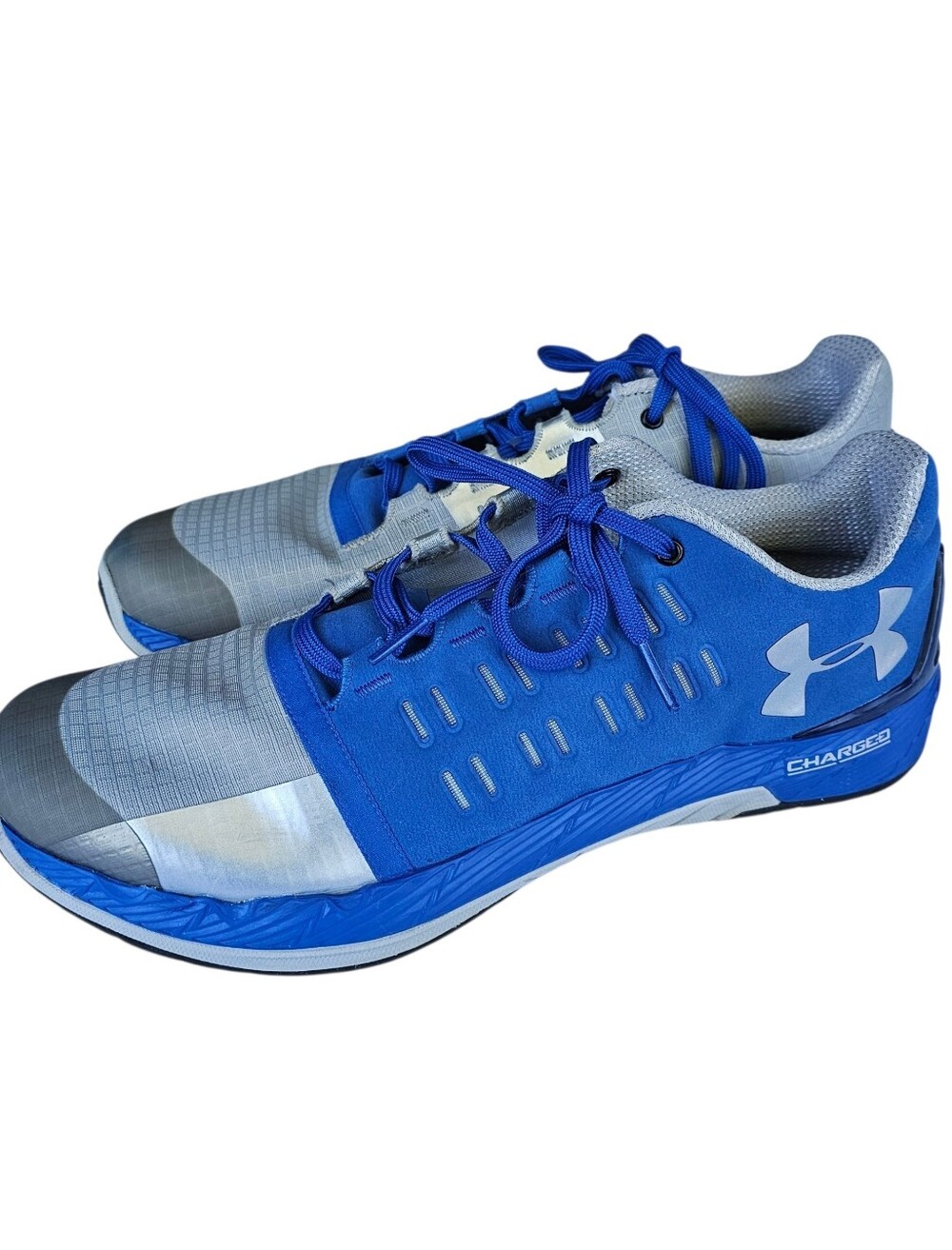 Under Armour Blue & Gray Charged Running Shoes